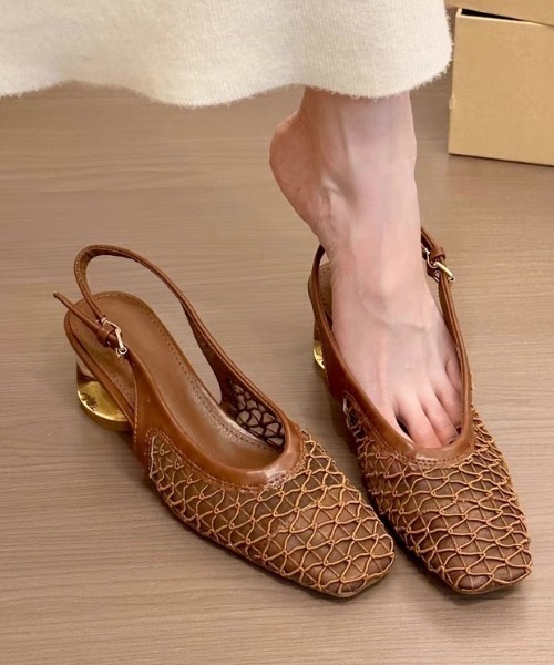 セール】クリアヒールメッシュパンプス（パンプス）｜Sibra