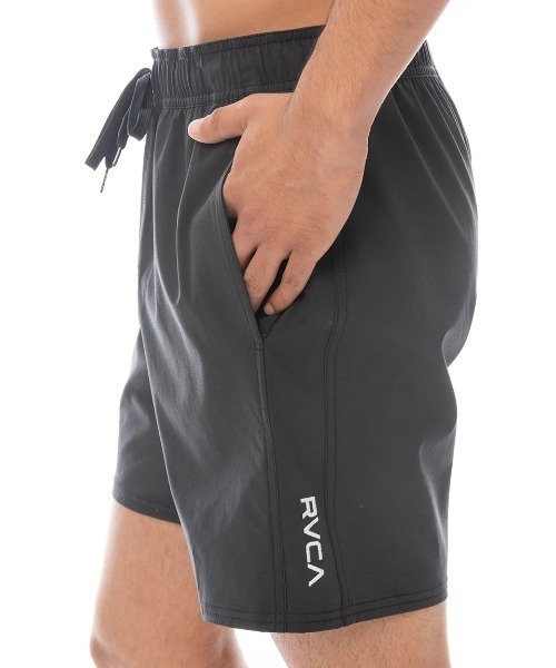RVCA(ルーカ)の「RVCA メンズ PERRY MIX BS ボードショーツ 【2025年春夏モデル】/ルーカ水陸両用ウエストゴムサーフトランクス・ボードショーツ・バギーショーツ(水着)(水着・メンズ・ブラック/モスグリーン/ブラック×ホワイト/ホワイト系その他・SMALL/MEDIUM/LARGE/X-LARGE)」の13枚目の写真