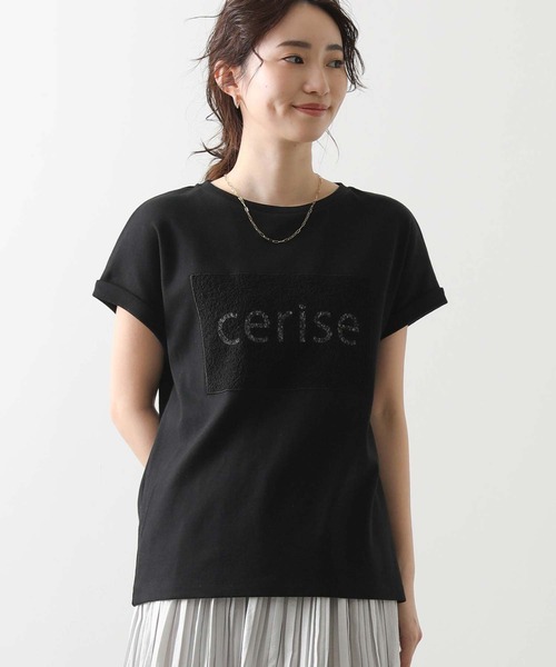 Gready Brilliant 半袖 カットソー レース ブラック Gready Brilliant 袖3DレースロゴTシャツ - メルカリ