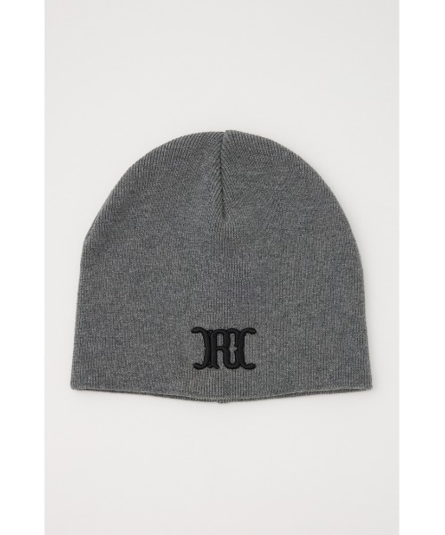 RODEO CROWNS WIDE BOWL（ロデオクラウンズワイドボウル）の「クラシックワンポイントロゴビーニー（ニットキャップ/ビーニー・レディース・ブラック/ベージュ/グレー・FREE）」の4枚目の写真