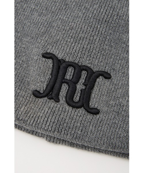 RODEO CROWNS WIDE BOWL（ロデオクラウンズワイドボウル）の「クラシックワンポイントロゴビーニー（ニットキャップ/ビーニー・レディース・ブラック/ベージュ/グレー・FREE）」の6枚目の写真