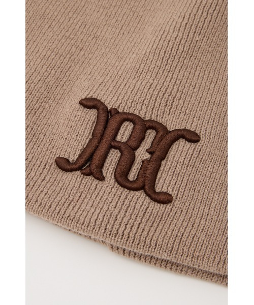 RODEO CROWNS WIDE BOWL（ロデオクラウンズワイドボウル）の「クラシックワンポイントロゴビーニー（ニットキャップ/ビーニー・レディース・ブラック/ベージュ/グレー・FREE）」の11枚目の写真