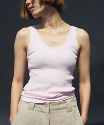 【EMILY WEEK × IENA】コットンシルク リブタンクトップ