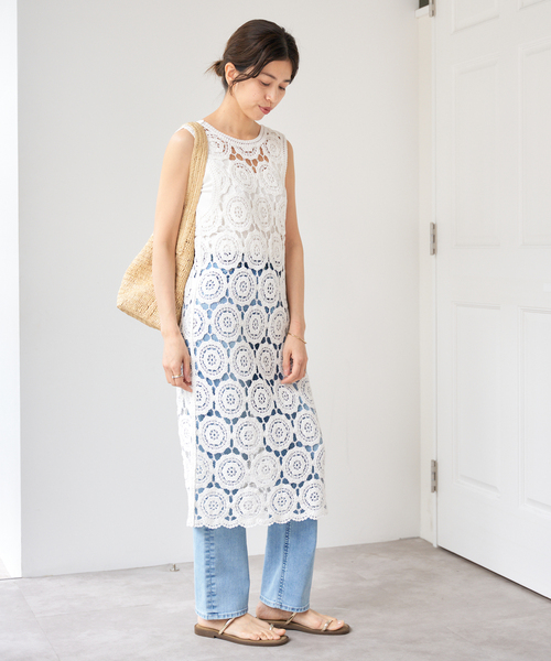 EMILY WEEK(エミリーウィーク)の「【EMILY WEEK × IENA】コットンシルク リブタンクトップ(その他アンダーウェア/インナー・レディース・ピンク/チャコールグレー/ホワイト・36/38)」の14枚目の写真