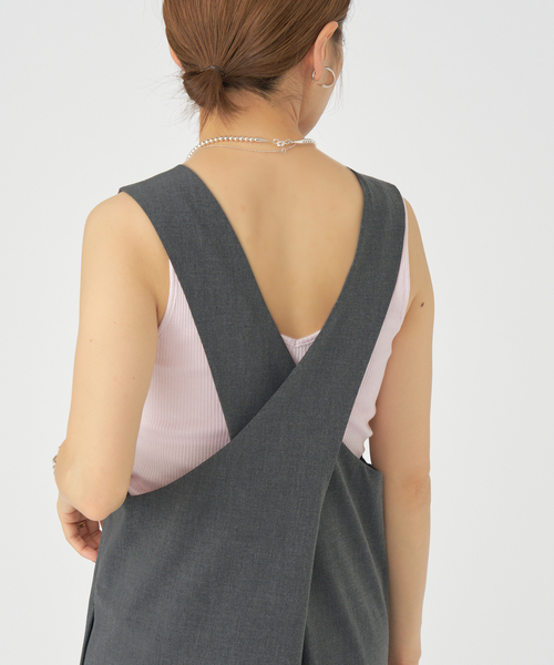 EMILY WEEK(エミリーウィーク)の「【EMILY WEEK × IENA】コットンシルク リブタンクトップ(その他アンダーウェア/インナー・レディース・ピンク/チャコールグレー/ホワイト・36/38)」の20枚目の写真