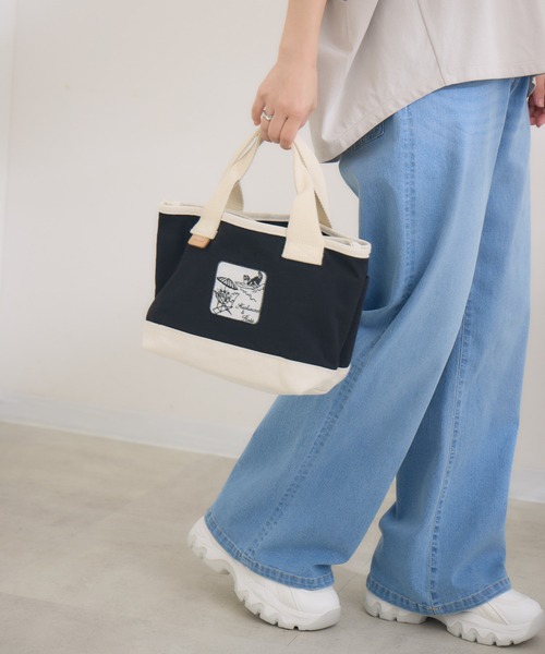 KATHARINE ROSS（キャサリンロス）の「【KATHARINE ROSS】【キャサリンちゃんロスくん】ミニトートバッグ（トートバッグ・レディース・ブラック系その他/ホワイト系その他/ブラック・MEDIUM）」の17枚目の写真
