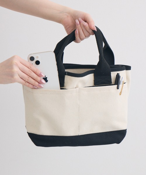 KATHARINE ROSS（キャサリンロス）の「【KATHARINE ROSS】【キャサリンちゃんロスくん】ミニトートバッグ（トートバッグ・レディース・ブラック系その他/ホワイト系その他/ブラック・MEDIUM）」の5枚目の写真