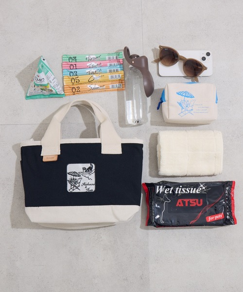 KATHARINE ROSS（キャサリンロス）の「【KATHARINE ROSS】【キャサリンちゃんロスくん】ミニトートバッグ（トートバッグ・レディース・ブラック系その他/ホワイト系その他/ブラック・MEDIUM）」の7枚目の写真