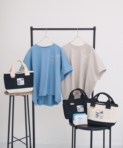 KATHARINE ROSS（キャサリンロス）の「【KATHARINE ROSS】【キャサリンちゃんロスくん】ミニトートバッグ（トートバッグ・レディース・ブラック系その他/ホワイト系その他/ブラック・MEDIUM）」の6枚目の写真