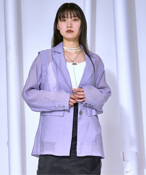Ezick Assorted bustier ビスチェジャケット Assorted bustier ビスチェジャケット（テーラードジャケット
