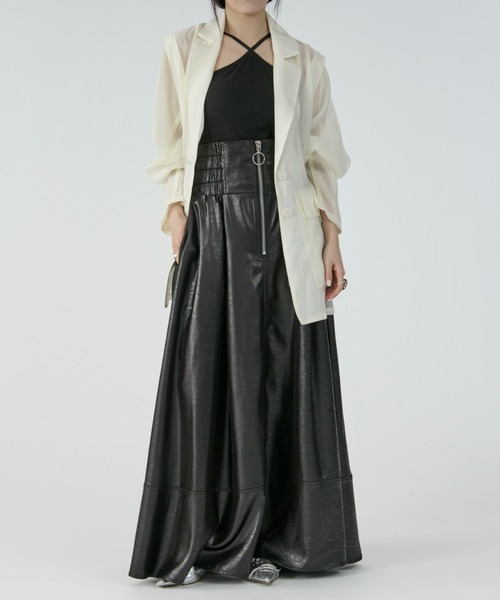 Airy light ショルダータックシアージャケット（テーラードジャケット