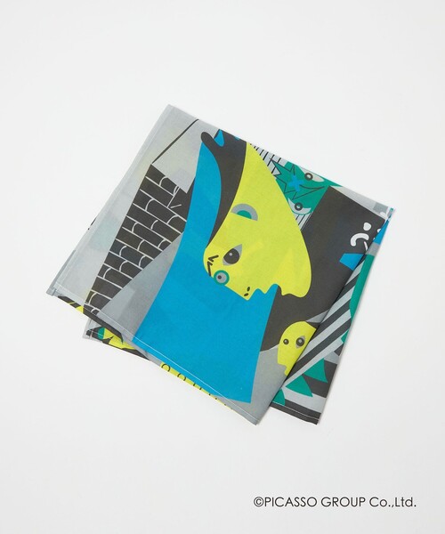 BEAUTY&YOUTH UNITED ARROWS(ビューティーアンドユースユナイテッドアローズ)の「<PICASSO × BEAUTY&YOUTH> Guernica バンダナ(バンダナ/スカーフ・メンズ・その他1・FREE)」の1枚目の写真