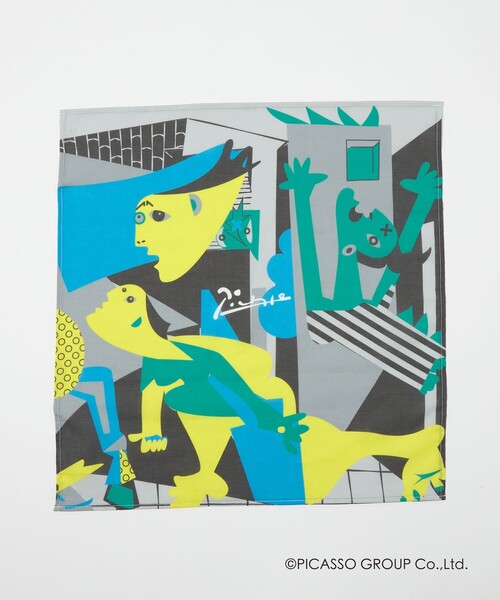 BEAUTY&YOUTH UNITED ARROWS(ビューティーアンドユースユナイテッドアローズ)の「<PICASSO × BEAUTY&YOUTH> Guernica バンダナ(バンダナ/スカーフ・メンズ・その他1・FREE)」の2枚目の写真