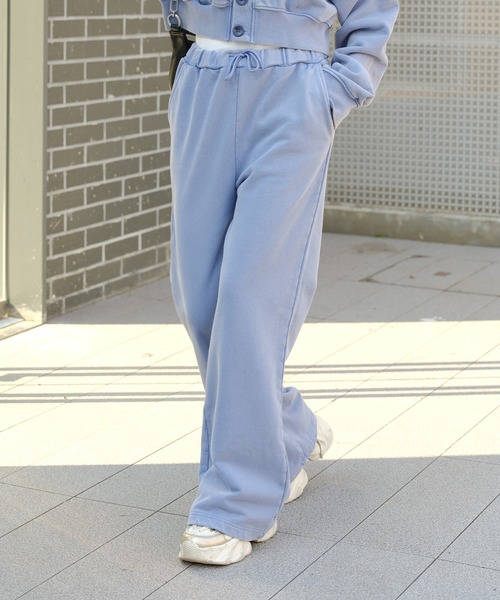 DURAS(デュラス)の「ヴィンテージ加工スウェットパンツ(スウェットパンツ・レディース・ブルー/ブラック/ベージュ・SMALL/MEDIUM)」の3枚目の写真