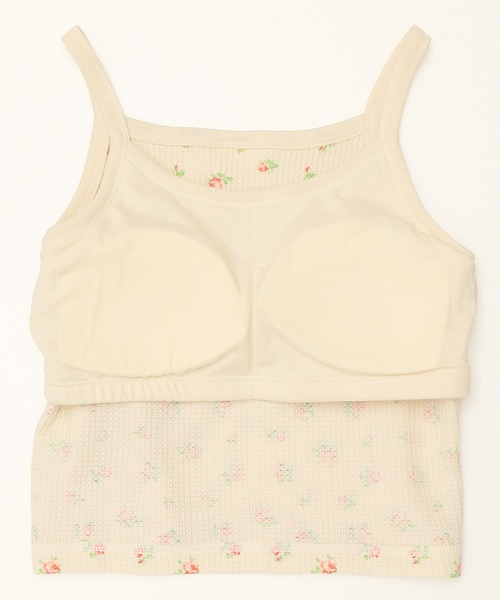 JEMORGAN(ジェーイーモーガン)の「【JEMORGAN / ジェーイーモーガン】パック入り 花柄ワッフルカップ付きクロップド丈キャミソール(キャミソール・レディース・パープル系1/ピンク系1/ピンク系2/ブルー系1・FREE)」の18枚目の写真