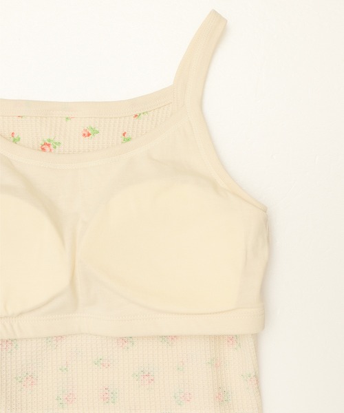 JEMORGAN(ジェーイーモーガン)の「【JEMORGAN / ジェーイーモーガン】パック入り 花柄ワッフルカップ付きクロップド丈キャミソール(キャミソール・レディース・パープル系1/ピンク系1/ピンク系2/ブルー系1・FREE)」の19枚目の写真