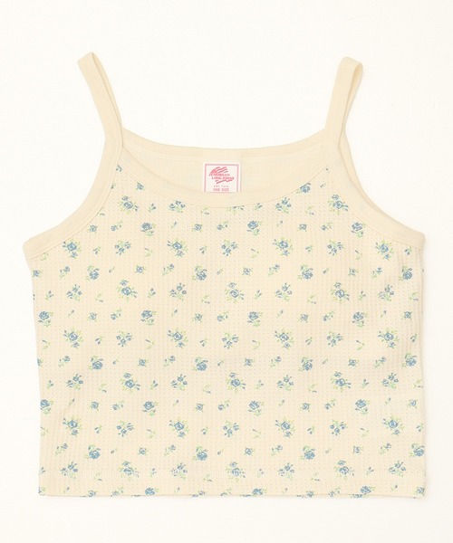 JEMORGAN(ジェーイーモーガン)の「【JEMORGAN / ジェーイーモーガン】パック入り 花柄ワッフルカップ付きクロップド丈キャミソール(キャミソール・レディース・パープル系1/ピンク系1/ピンク系2/ブルー系1・FREE)」の10枚目の写真