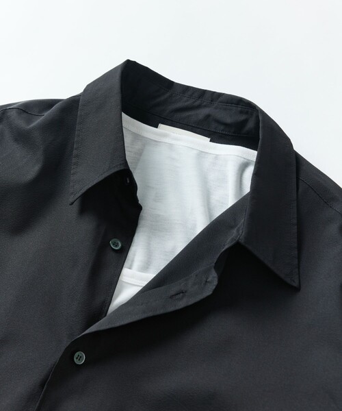 FREAK'S STORE（フリークスストア）の「限定展開 AiRide/エアライド リラックスフィット タンクトップ セット ショートスリーブ シャツ（シャツ/ブラウス・メンズ・グレイッシュベージュ/チャコールグレー/ブラック/ネイビー/レオパード・LARGE/MEDIUM/SMALL）」の9枚目の写真