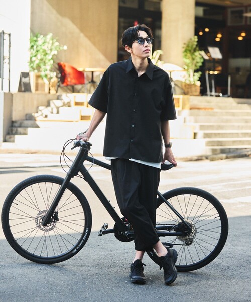 FREAK'S STORE（フリークスストア）の「限定展開 AiRide/エアライド リラックスフィット タンクトップ セット ショートスリーブ シャツ（シャツ/ブラウス・メンズ・グレイッシュベージュ/チャコールグレー/ブラック/ネイビー/レオパード・LARGE/MEDIUM/SMALL）」の17枚目の写真