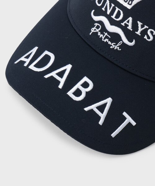 adabat(アダバット)の「【新レーベル ADABAT NAVY】サンデーズロゴキャップ(キャップ・メンズ・ネイビー/ホワイト/ブラック・00)」の8枚目の写真