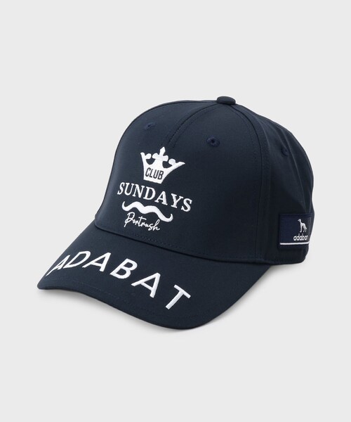 adabat(アダバット)の「【新レーベル ADABAT NAVY】サンデーズロゴキャップ(キャップ・メンズ・ネイビー/ホワイト/ブラック・00)」の3枚目の写真