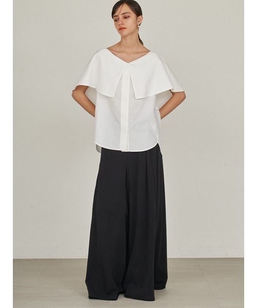 styling/(スタイリング)の「【販路限定カラーあり】カットオフスウェットワイドパンツ(スウェットパンツ・レディース・モカ/ブラック/グレー/アイボリー・1/0)」の5枚目の写真