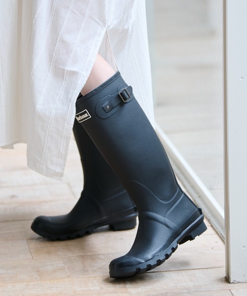 Barbour（バブアー）の「【Barbour/バブアー】レインロングブーツ/シーズンレス/梅雨/ロングブーツ【WEB限定】（レインシューズ・レディース・ブラック・4/6/5）」の3枚目の写真