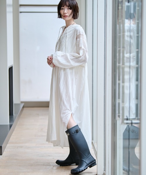 Barbour（バブアー）の「【Barbour/バブアー】レインロングブーツ/シーズンレス/梅雨/ロングブーツ【WEB限定】（レインシューズ・レディース・ブラック・4/6/5）」の4枚目の写真