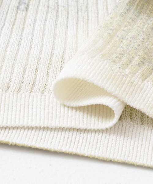 SENSE OF PLACE by URBAN RESEARCH（センスオブプレイスバイアーバンリサーチ）の「シアープリントクロップドカーディガン（カーディガン/ボレロ・レディース・ブルー系その他/ベージュ系その他・ONE）」の20枚目の写真