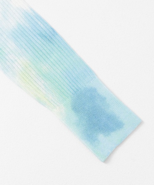 SENSE OF PLACE by URBAN RESEARCH（センスオブプレイスバイアーバンリサーチ）の「シアープリントクロップドカーディガン（カーディガン/ボレロ・レディース・ブルー系その他/ベージュ系その他・ONE）」の21枚目の写真