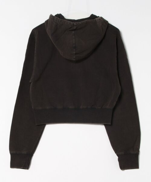 MOUSSY(マウジー)の「【セットアップ対応】GARMENT フ―ディー(パーカー・レディース・ブラック/ブルー・FREE)」の4枚目の写真