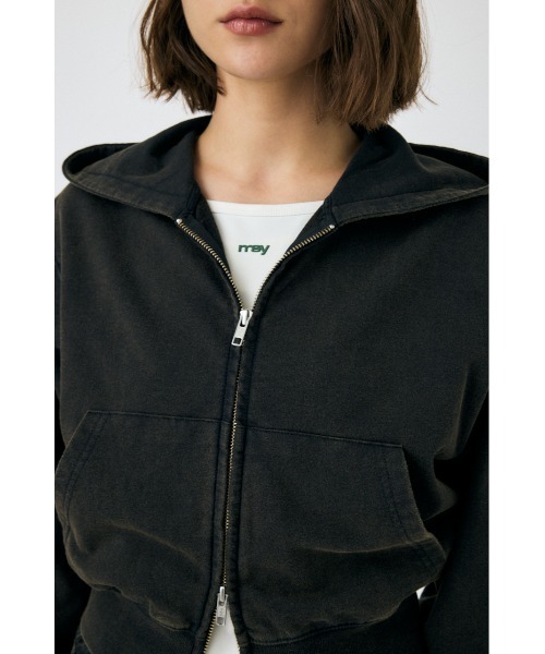 MOUSSY(マウジー)の「【セットアップ対応】GARMENT フ―ディー(パーカー・レディース・ブラック/ブルー・FREE)」の19枚目の写真