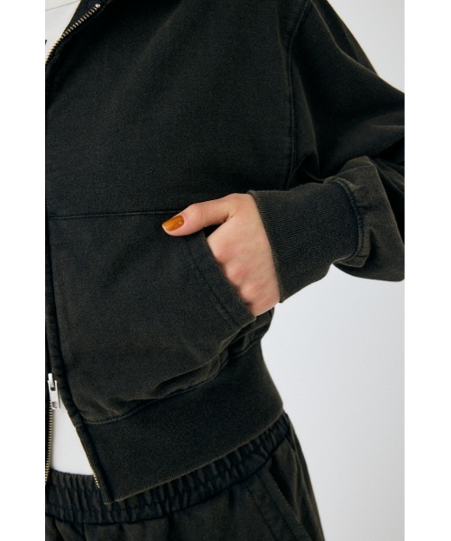 MOUSSY(マウジー)の「【セットアップ対応】GARMENT フ―ディー(パーカー・レディース・ブラック/ブルー・FREE)」の16枚目の写真