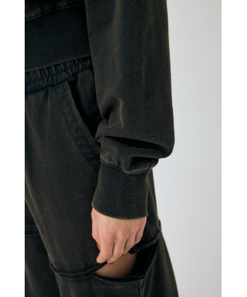 MOUSSY(マウジー)の「【セットアップ対応】GARMENT フ―ディー(パーカー・レディース・ブラック/ブルー・FREE)」の15枚目の写真