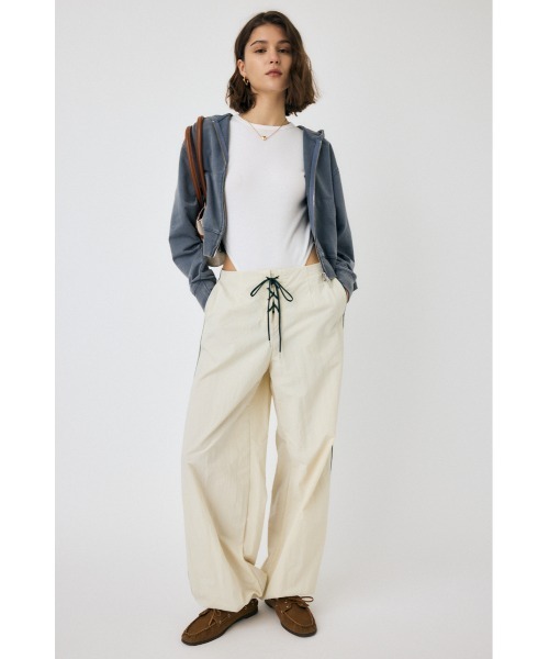 MOUSSY(マウジー)の「【セットアップ対応】GARMENT フ―ディー(パーカー・レディース・ブラック/ブルー・FREE)」の12枚目の写真
