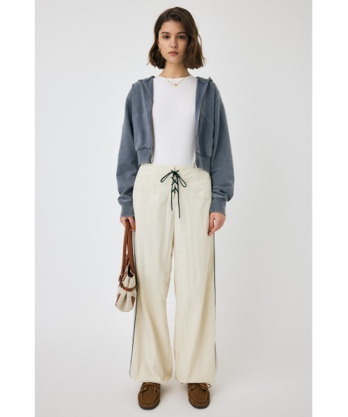 MOUSSY(マウジー)の「【セットアップ対応】GARMENT フ―ディー(パーカー・レディース・ブラック/ブルー・FREE)」の10枚目の写真