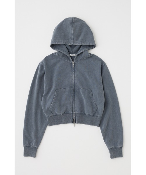 MOUSSY(マウジー)の「【セットアップ対応】GARMENT フ―ディー(パーカー・レディース・ブラック/ブルー・FREE)」の7枚目の写真