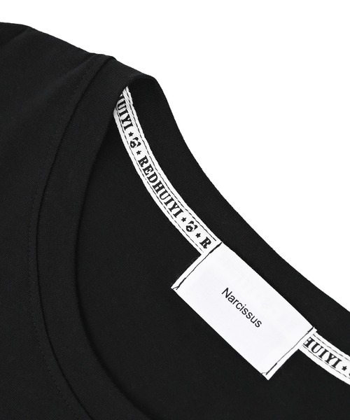Narcissus(ナルシス)の「【Narcissus】ロゴアームフリルT(Tシャツ/カットソー・レディース・ホワイト/ブラック・FREE)」の3枚目の写真