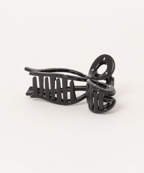 VIS（ビス）の「ドットリボンバンス（バレッタ/ヘアクリップ・レディース・ホワイト/ブラック・FREE）」の15枚目の写真