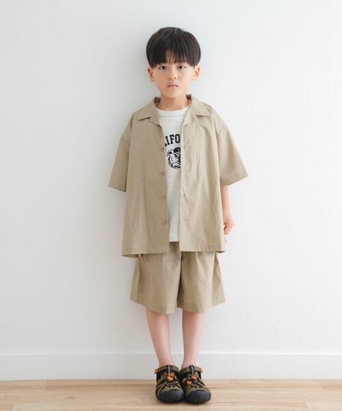 URBAN RESEARCH DOORS(アーバンリサーチドアーズ)の「『セットアップ対応』『UVカット』イージーショートパンツ(KIDS)(その他パンツ・キッズ・ベージュ/ネイビー・135/120)」の14枚目の写真