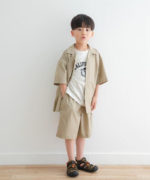 URBAN RESEARCH DOORS(アーバンリサーチドアーズ)の「『セットアップ対応』『UVカット』イージーショートパンツ(KIDS)(その他パンツ・キッズ・ベージュ/ネイビー・135/120)」の9枚目の写真