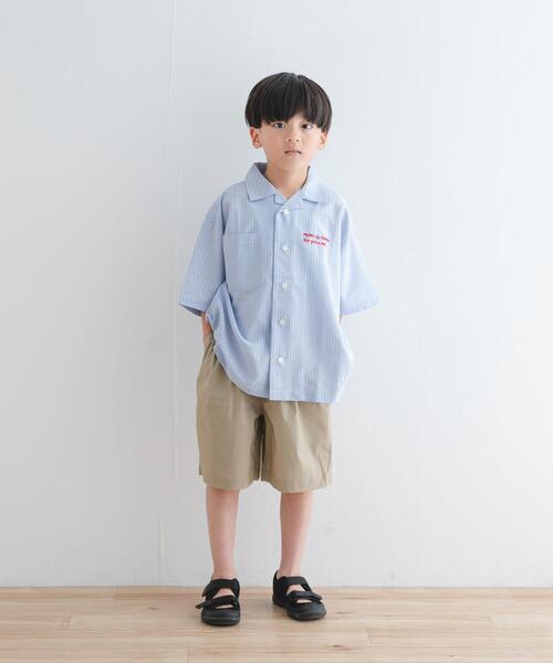 URBAN RESEARCH DOORS(アーバンリサーチドアーズ)の「『セットアップ対応』『UVカット』イージーショートパンツ(KIDS)(その他パンツ・キッズ・ベージュ/ネイビー・135/120)」の7枚目の写真