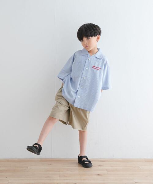 URBAN RESEARCH DOORS(アーバンリサーチドアーズ)の「『セットアップ対応』『UVカット』イージーショートパンツ(KIDS)(その他パンツ・キッズ・ベージュ/ネイビー・135/120)」の6枚目の写真