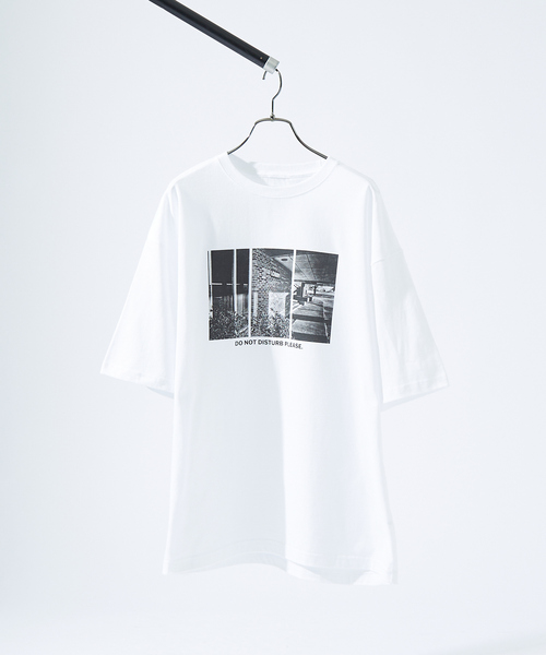 ABAHOUSE（アバハウス）の「DoNotDisturb グラフィック プリント 半袖Tシャツ/オーバーサイズ/LE TRIO ABAHOUSE（Tシャツ/カットソー・メンズ・ホワイト/ブラック/グレー・46/48）」の18枚目の写真