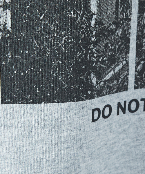 ABAHOUSE（アバハウス）の「DoNotDisturb グラフィック プリント 半袖Tシャツ/オーバーサイズ/LE TRIO ABAHOUSE（Tシャツ/カットソー・メンズ・ホワイト/ブラック/グレー・46/48）」の9枚目の写真