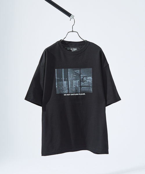 ABAHOUSE（アバハウス）の「DoNotDisturb グラフィック プリント 半袖Tシャツ/オーバーサイズ/LE TRIO ABAHOUSE（Tシャツ/カットソー・メンズ・ホワイト/ブラック/グレー・46/48）」の5枚目の写真