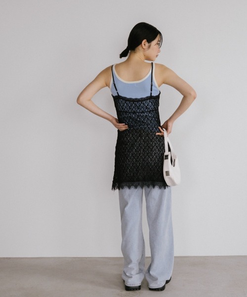 duei(デュイ)の「アシメサロン付ストレートデニム(デニムパンツ・レディース・ブルー/ライトブルー・FREE)」の19枚目の写真