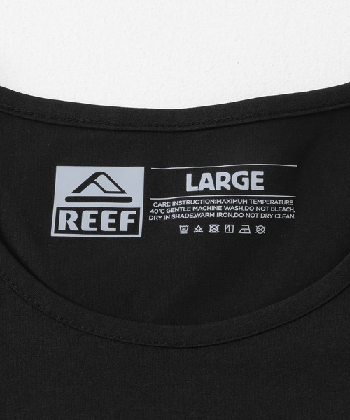 REEF（リーフ）の「REEF　HERITAGE LOGO RASH TANK（タンクトップ・メンズ・ブラック/ホワイト・MEDIUM/LARGE）」の8枚目の写真