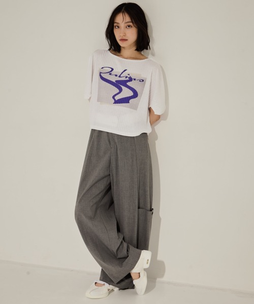 Foundry Mews/ファウンドリーミューズ】White Canvas shoes