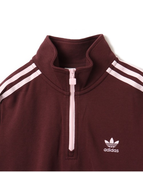 adidas CROP HALFZIP SWEAT / アディダス クロップ ハーブジップ
